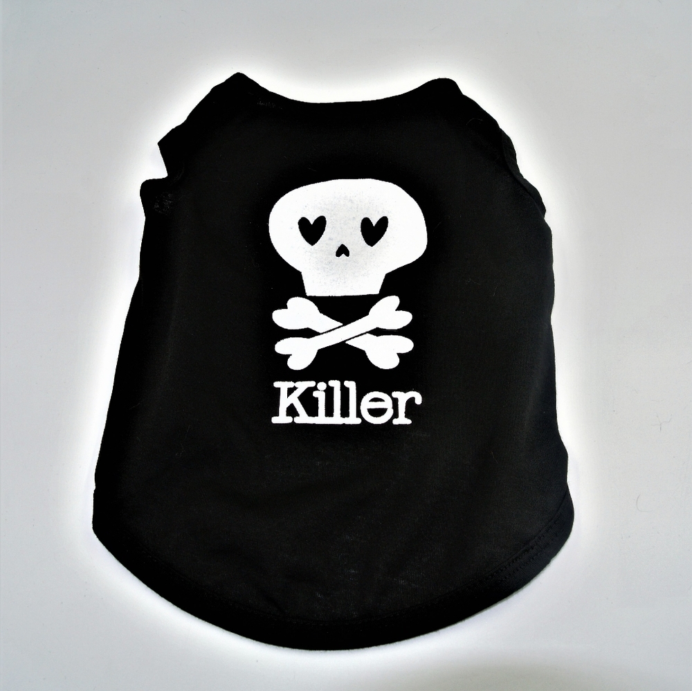 Killer Dog Summer Shirt Clothes Size M